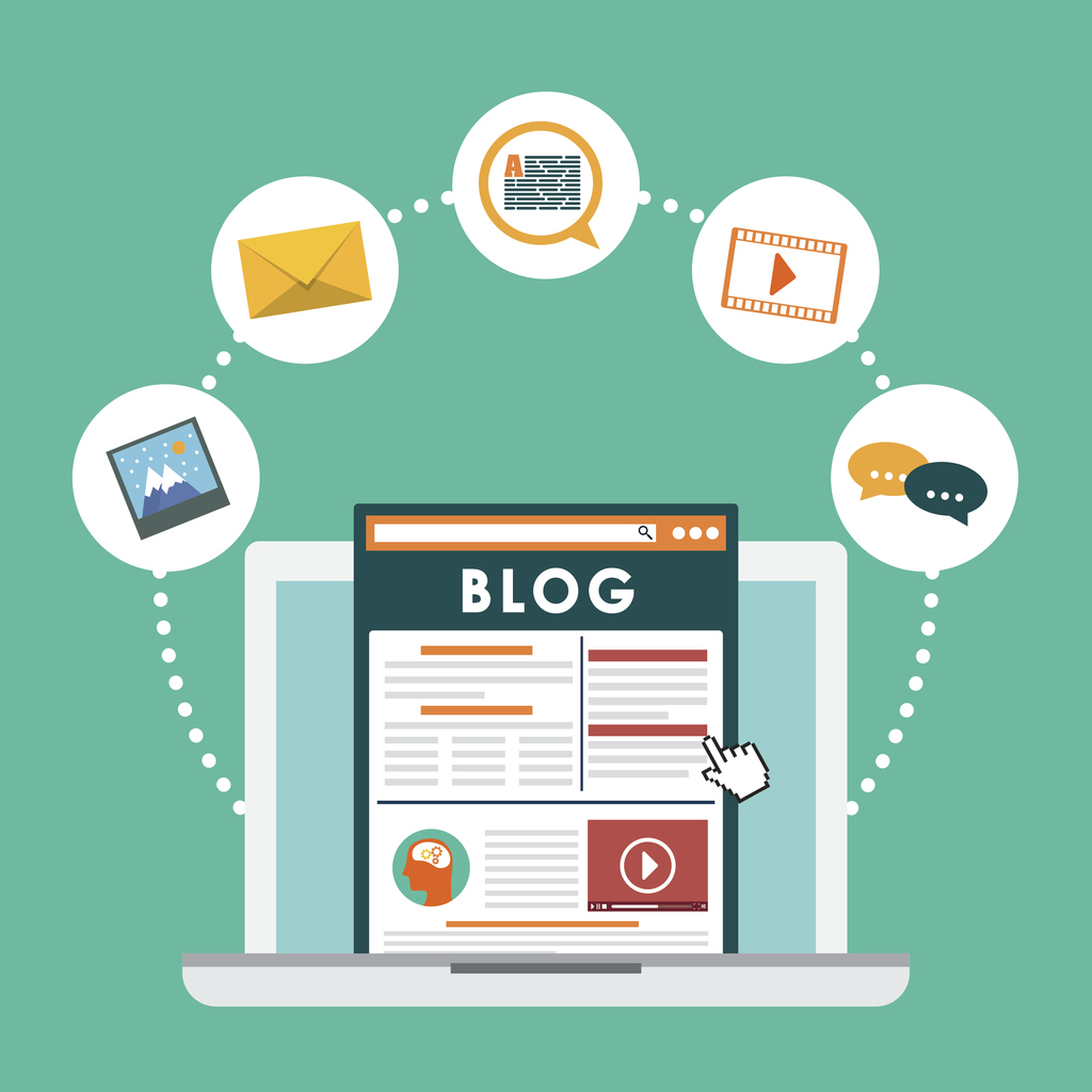 Blog, blogging and blogglers theme